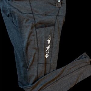 Columbia Charcoal Performance Leggings full length